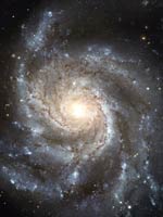 Спиральная Галактика M101 (фото Хаббла)
