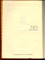 Лист с датой издания испанской энциклопедии «Enciclopedia Universal Ilustrada Europeo-Americana»