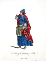 Костюм тартарской женщины 1577 года (Джефри)