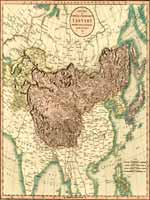 Карта Китайской и Независимой Тартарии, 1806 г.