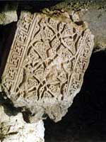 Свастика на развалинах на острове Киш, Персия