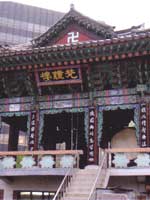Свастика в Корее. Буддийский храм