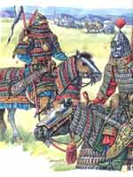 Вооружение армии Чингисхана. Тяжеловооружённые всадники