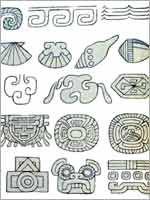 Свастика в старинных ацтекских иероглифах