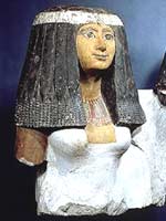 Египетский чиновник с женой, Лувр