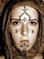 Харкуз – татуировки берберских женщин