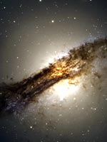 Галактика Centaurus A (фото Хаббла)