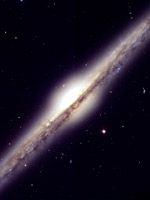 Спиральная Галактика NGC 4565 (фото Хаббла)