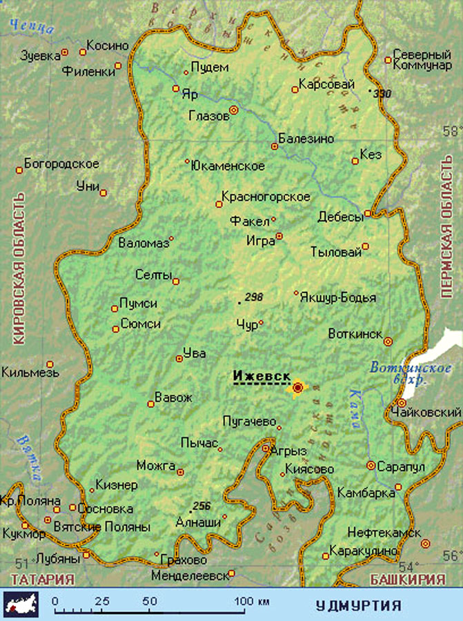 Где находится ур на карте. Удмуртия столица Республики на карте. Географическое положение Республики Удмуртия карта. Карта Удмуртии с реками. Границы Удмуртии на карте.