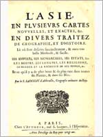 Атлас Азии Николаса Сансона, 1653 г.