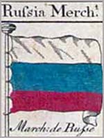 Флаг Московии в английской таблице морских флагов, 1783 г.