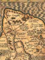 Река Тартар на средневековой карте