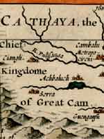 Карта Китая Джона Спида (John Speed), 1626 г.