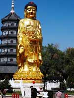 «Ведические символы» на статуе Будды
