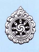 Свастика на символах тибетского буддизма
