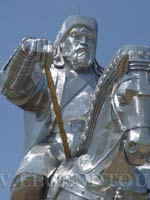 Памятник Чингисхану. Монголия