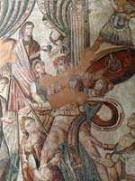 Фрагмент мозаичного пола со сценой из жизни на Вилле «Ла Ольмеда»