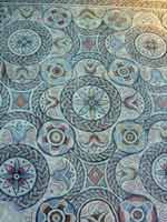 Мозаичный пол на «римской» вилле Де Матерна (de Materna, Carranque, Toledo), центральная Испания (деталь)