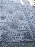 Мозаичный пол на «римской» вилле «Каса де Планетарио» (Casa de Planetario, Italica, Andalucia), юг Испании