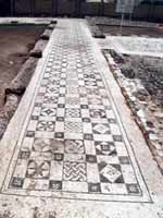Мозаичный пол на «римской» вилле Риоверде (RioVerde, Marbella), юг Испании