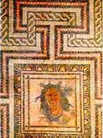 Мозаичный пол на «римской» вилле Брунелькесада (Brunel Quesada, Jaen, Andalicia), юг Испании