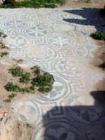 Мозаика со славяно-арийскими символами, Сабрата, Ливия