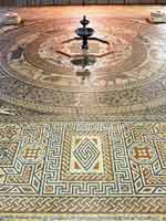 Мозаика на «римской» вилле в Вудчестере, графство Глостершир, юго-запад Англии (Woodchester, Gloucestershire)