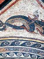 Мозаика со славяно-арийскими символами на о. Делос