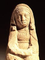 Глиняная фигурка иберийской женщины, северо-восток Испании