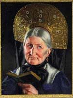 Теодор Рекнагель (Theodor Recknagel (1865-1945)). Портрет женщины в баварском костюме