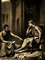 Александр Македонский и Аристотель
