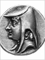 Монета с изображением Арсака I
